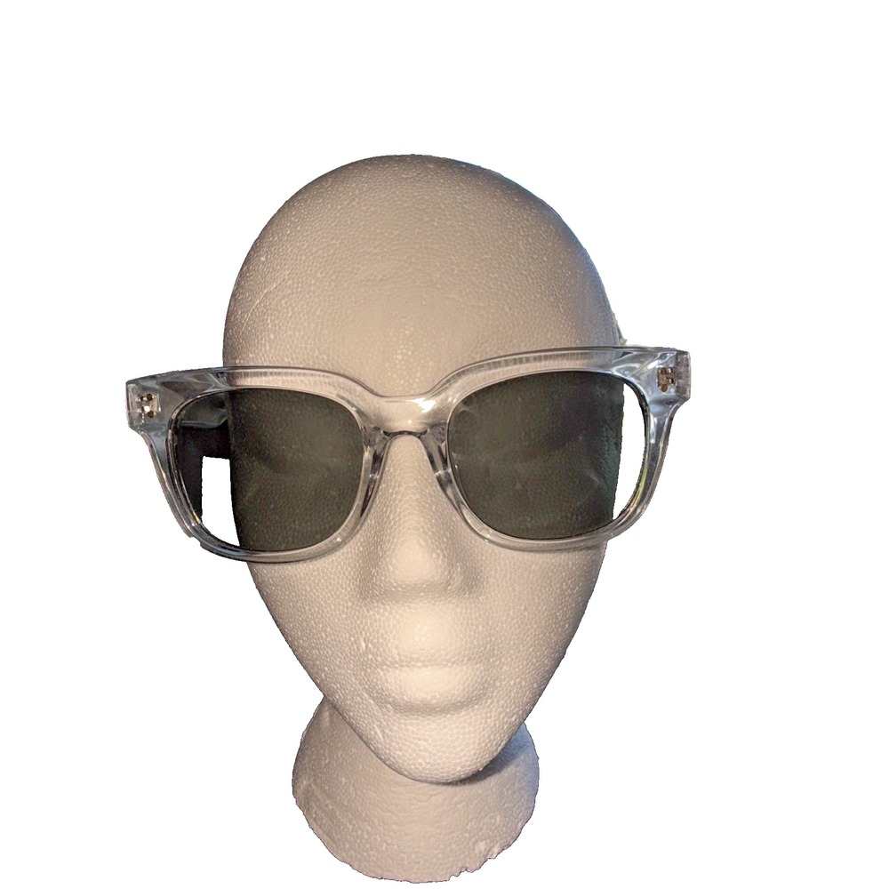 Stylish Unisex Clear‎ Frame Sunglasses - Retro Classic UV Protection Eyewear